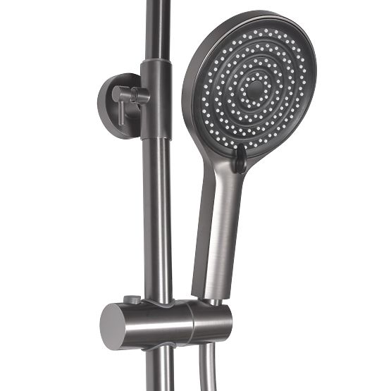 Duschset REA Savio mit LED-Display Titan