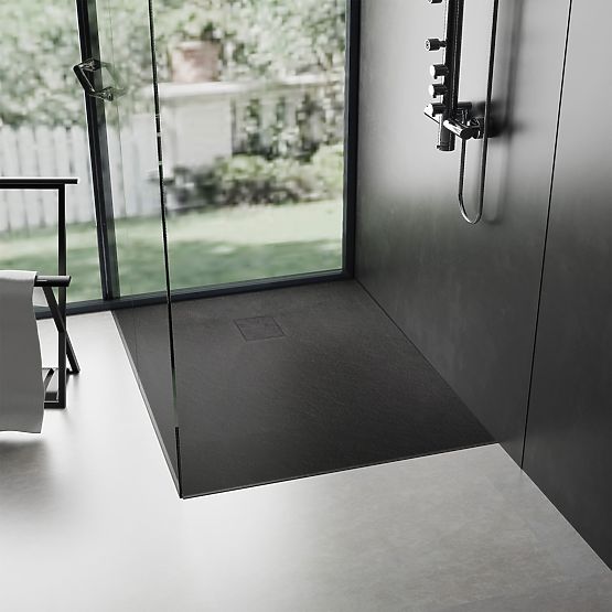 Duschwanne Magnum Schwarz 90x90
