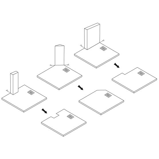 Duschwanne Magnum Weiß 90x90