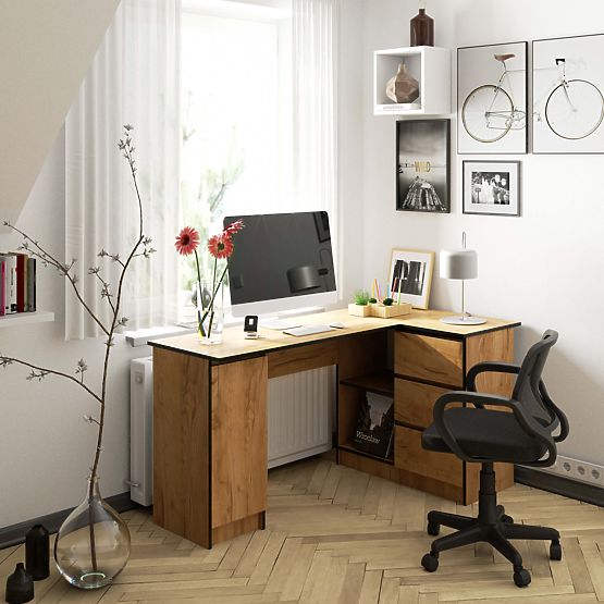 ECKTISCH B20 CLP RECHTS PK EICHE CRAFT