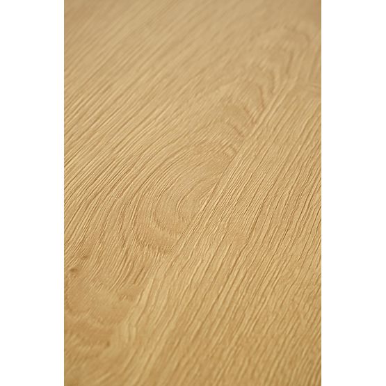 EDGAR Tisch, Platte - Goldene Eiche, Beine - Schwarz (2p=1Stk)