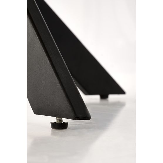 EDGAR Tisch, Platte - Goldene Eiche, Beine - Schwarz (2p=1Stk)