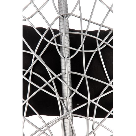 EGGY Gartenstuhl grau / schwarz (3p=1 Stück)