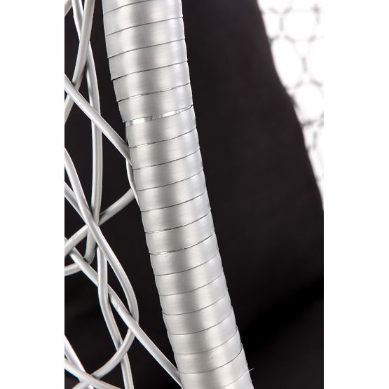 EGGY Gartenstuhl grau / schwarz (3p=1 Stück)