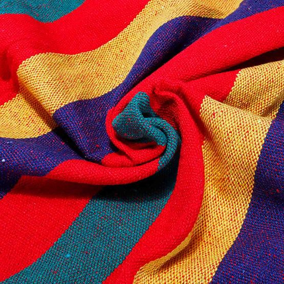 Einzelsitz-Hängematte mit 40 cm Spreizstab 400257 Rot