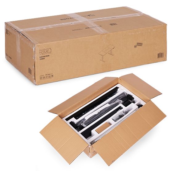 Elektrisch höhenverstellbarer Tisch 140x70 cm, höhenverstellbar 76-121 cm ModernHome