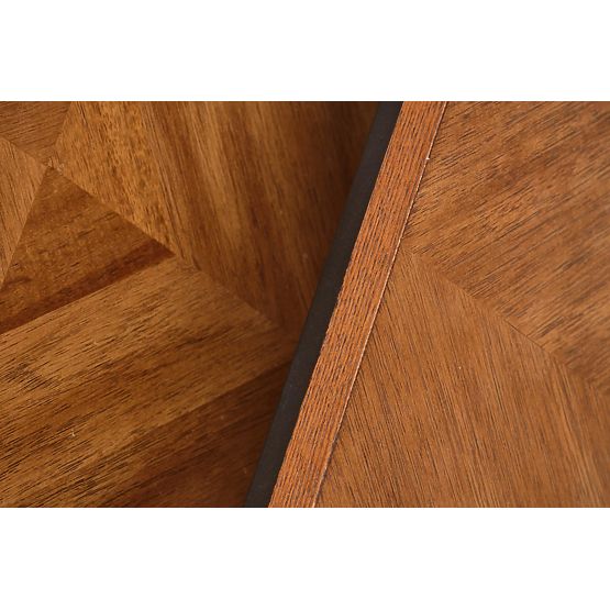 ELZA Set aus 2 Bänken, Nussbaum / Schwarz (1p=1 Stk)