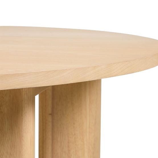 Esstisch Bali 120 cm, rund, cremeweiß