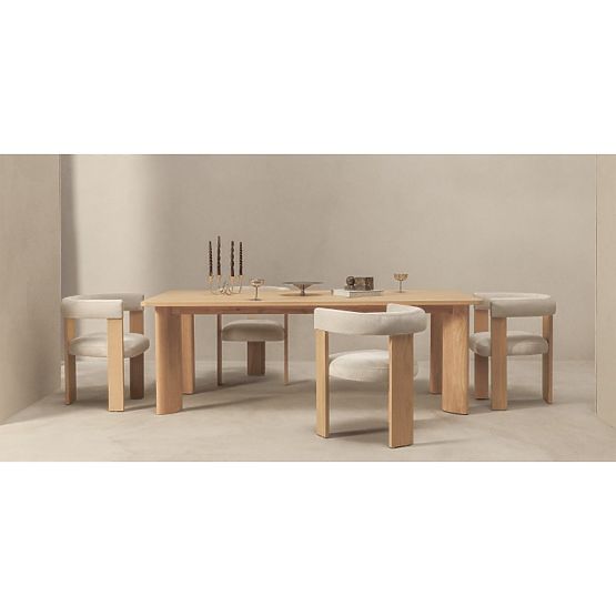 Esstisch Bali 220 cm, cremeweiß