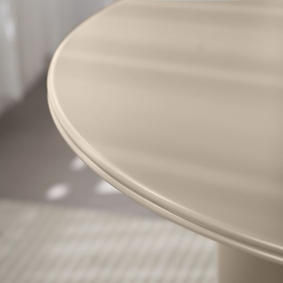 Esstisch Kairo 120 cm, rund, dunkelbeige