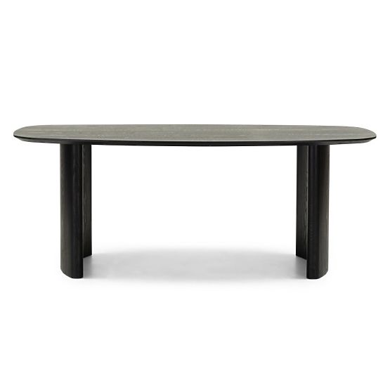 Esstisch Oriento 200 cm, oval, Eschenfurnier