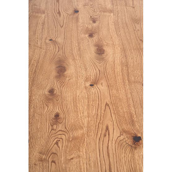 Esstisch PEREZ - hell Eiche/schwarz