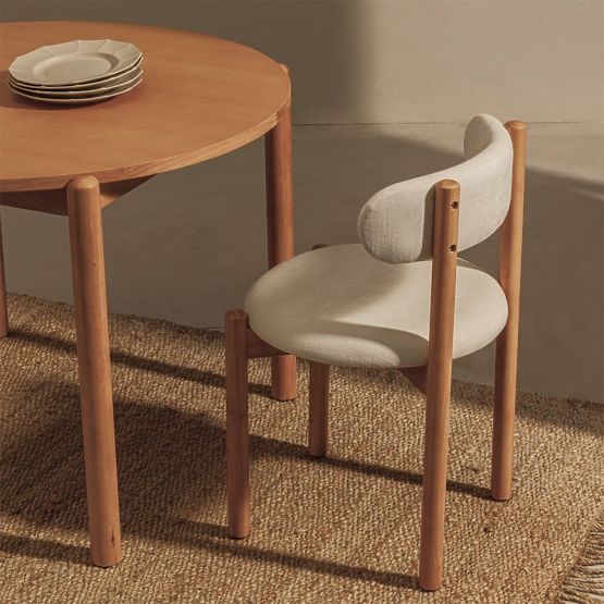 Esstisch Yoko 110,5 cm, rund, natur