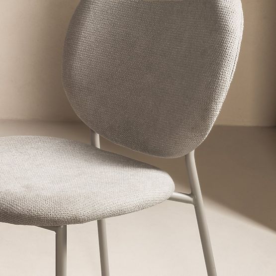 Esszimmerstuhl Alexa, hellbraun/beige Beine