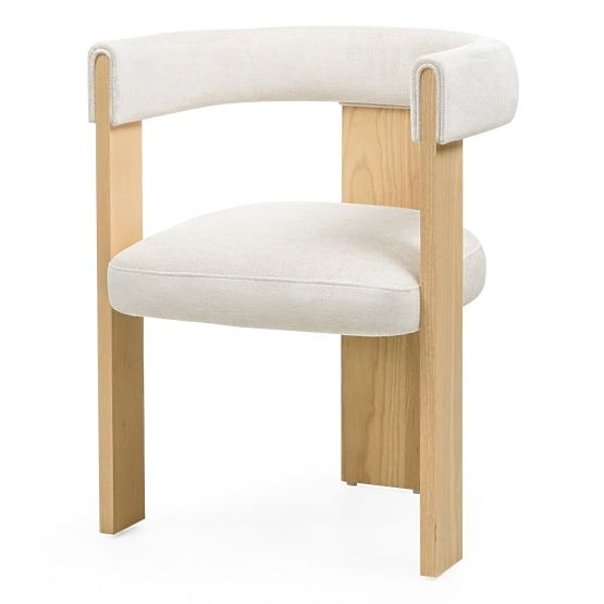 Esszimmerstuhl Bali, Beige/Esche