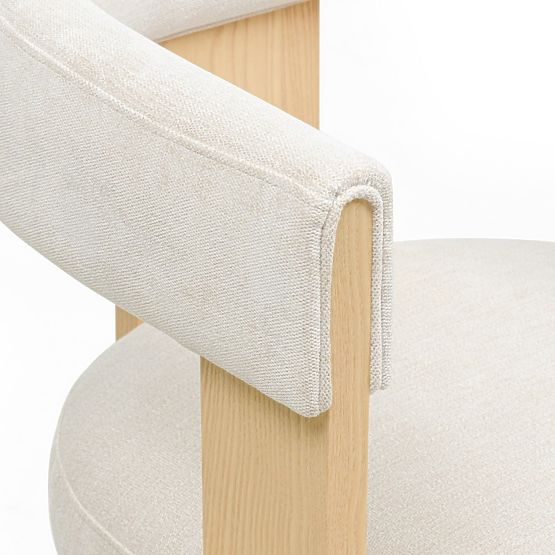 Esszimmerstuhl Bali, Beige/Esche