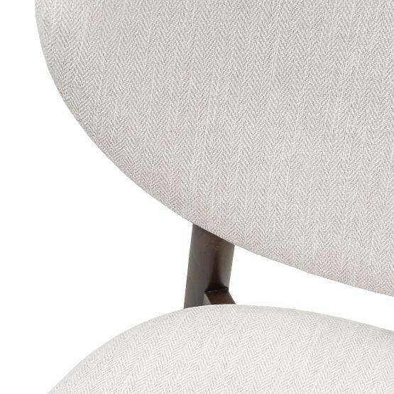 Esszimmerstuhl Domenico beige/Nussbaum