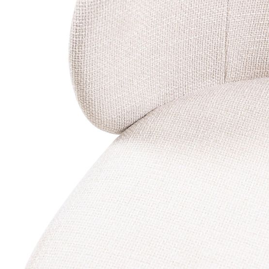 Esszimmerstuhl Larisa, hellbeige/schwarze Beine