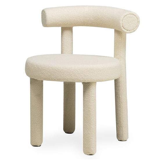 Esszimmerstuhl Pedro 2.0, creme, Bouclé