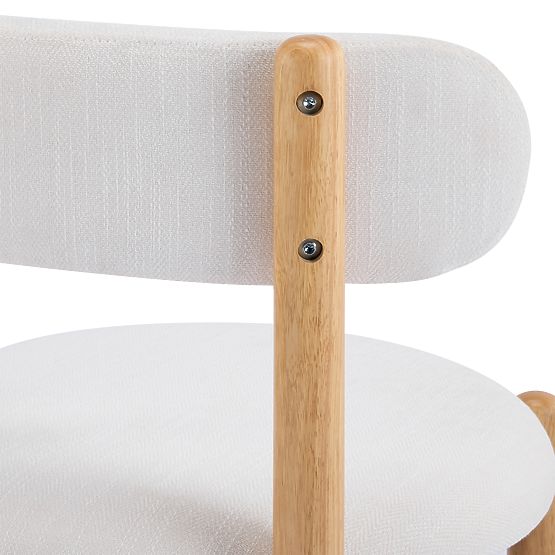 Esszimmerstuhl Yoko, creme/natur