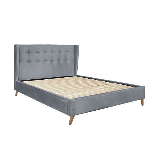 ESTELLA 160 cm Bett grau (4p=1Stk)