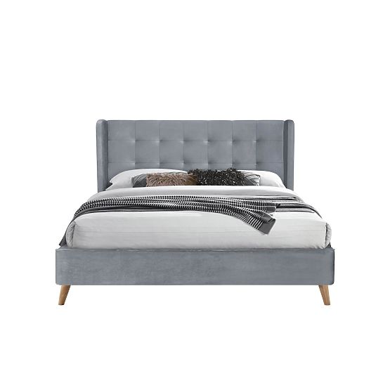 ESTELLA 160 cm Bett grau (4p=1Stk)