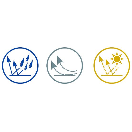 Express Geschäftspavillon - 3x6 m - blau