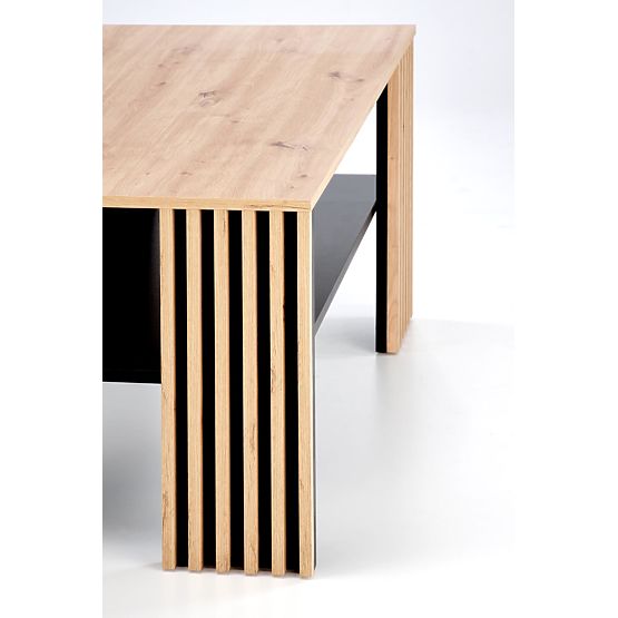 FEMINA Couchtisch Eiche Artisan/Schwarz
