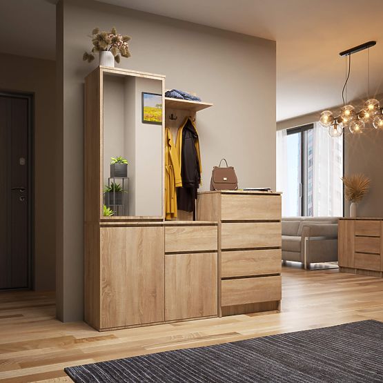 FLURSET ENTRO PK EICHE SONOMA