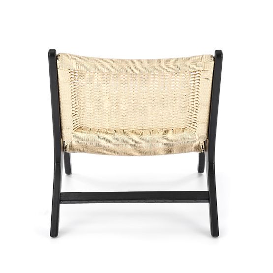 FODEN Relaxsessel, schwarz / natur (1p=1 Stk.)