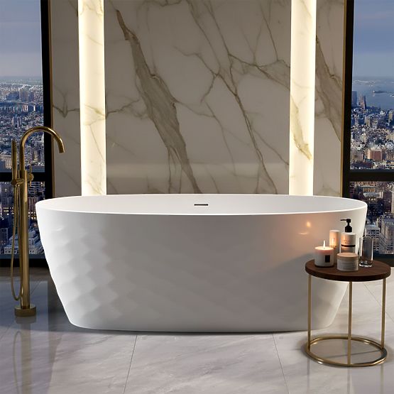 Freistehende Acrylbadewanne GAJA 170