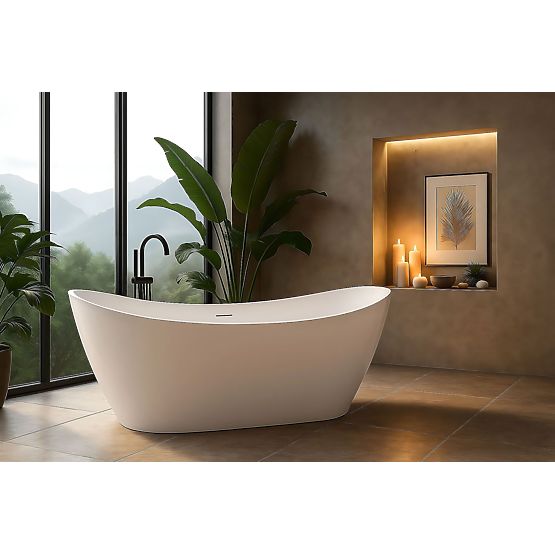 Freistehende Badewanne Rea Ferrano 170