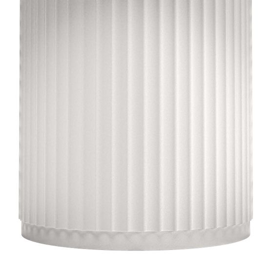 Freistehendes Waschbecken Ciriola, Verbundwerkstoff, 45x90 cm, weiß, gerillt