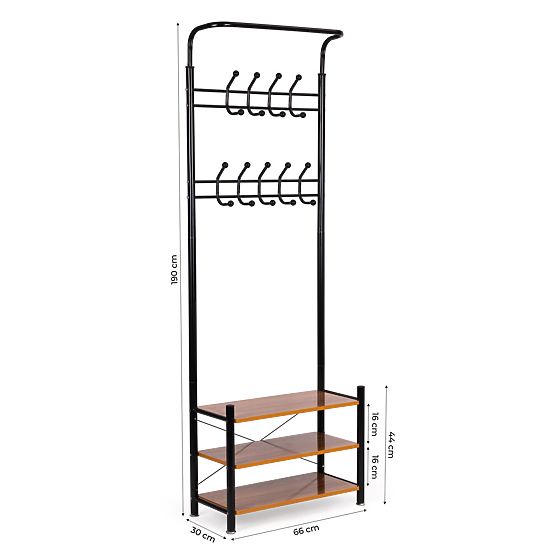 Garderobenständer mit Schuhregalen ModernHome