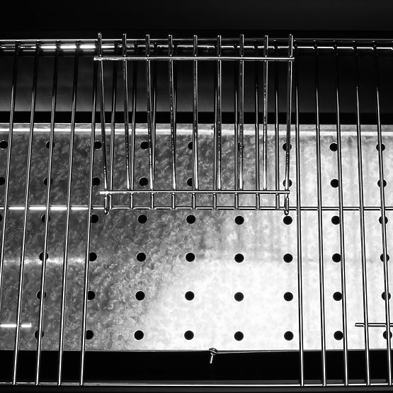 Garten Holzkohlegrill 2 Roste Aschekasten BAREL