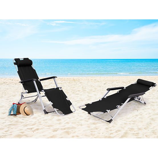 Garten-Strand-Klappstuhl 2-in-1 Sessel