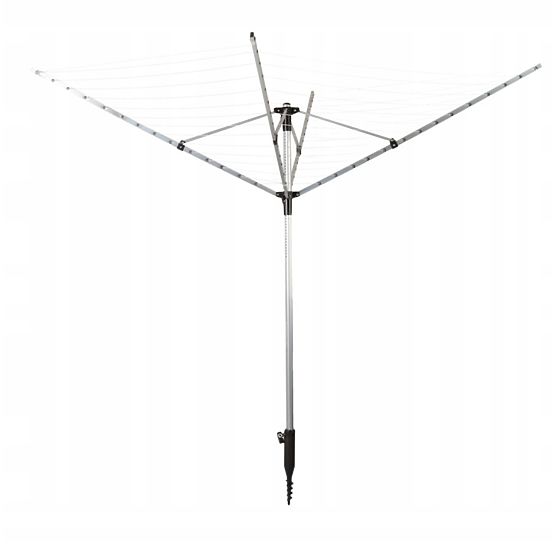 Garten-Wäschespinne 260 cm + Bohrer