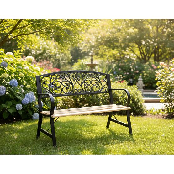 Gartenbank Stahl-Gusseisen TITO
