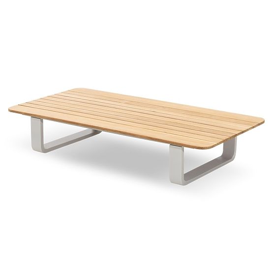 Gartenecksofa mit Tisch San Piero 2, Teakholz FSC, grau/natur
