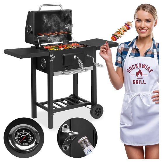 Gartenkohlegrill CARBON schwarz