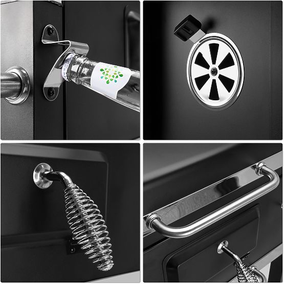 Gartenkohlegrill mit Deckel MEJOR