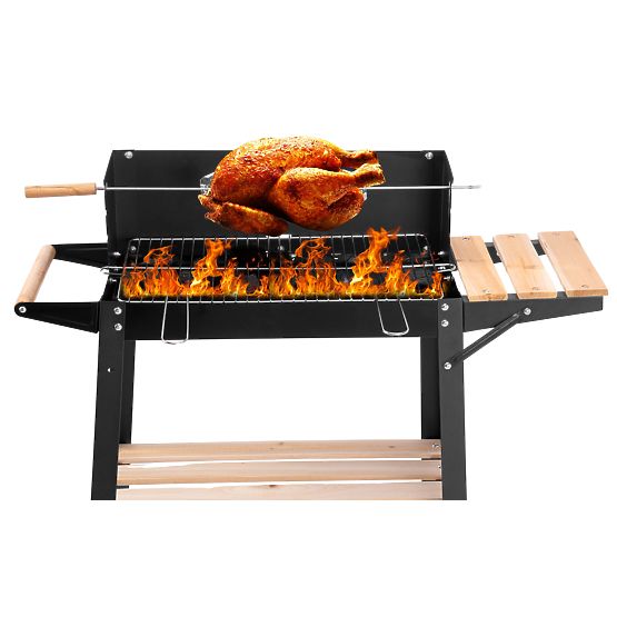 Gartenkohlegrill PARIL auf Rädern