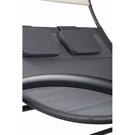 Gartenliege mit Baldachin Schaukel