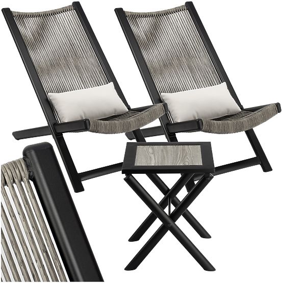 Gartenmöbel-Set CHILL ONYKS