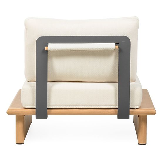 Gartenmöbel-Set Conny Aluminium, hellbeige, Holzoptik