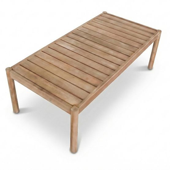 Gartenmöbel-Set Fiorentino 2 Teak-Optik, Geflecht, helles Akazienholz FSC, beige, abgerundet