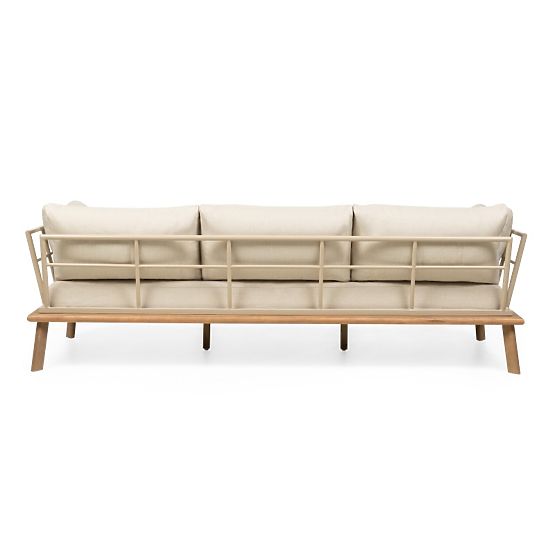 Gartenmöbel-Set Penne Eukalyptusholz FSC, Aluminium, Beige