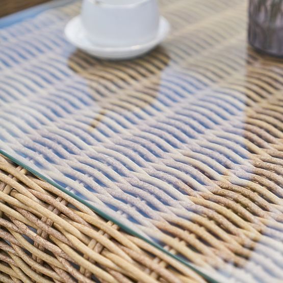 Gartenmöbel-Set Sandy, Polyrattan, beige