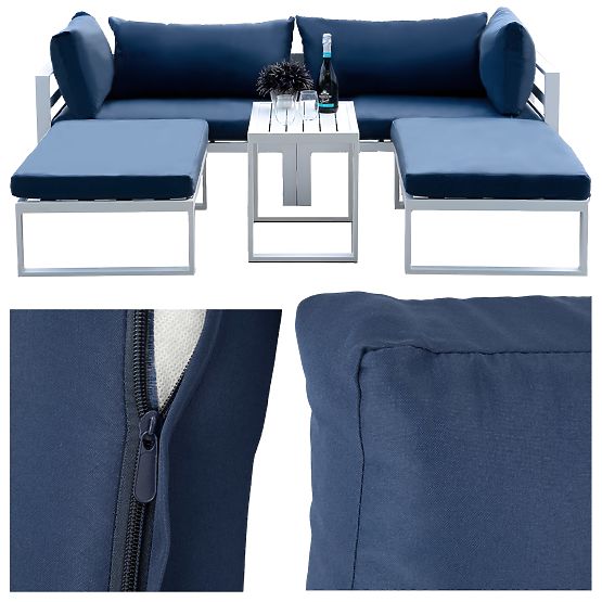 Gartenmöbel-Set SANTO weiß