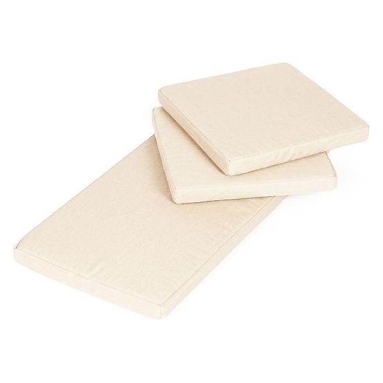 Gartenmöbelset aus Technorattan Bank Tisch Stühle schwarz MultiGarden